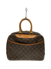 LOUIS VUITTON 2)ボーリング・ヴァニティ(ドーヴィル)_モノグラム・キャンバス_BRW PVC ブラウン モノグラム