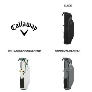 ★新品★送料無料★ キャロウェイ Callaway PAR3 スタンドバッグ 2024 WHITE/GREEN/GOLDENROD