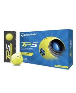 ◆ TaylorMade // TP5 / ゴルフボール / Yellow / １ダース （12球） // テーラーメイド ◆