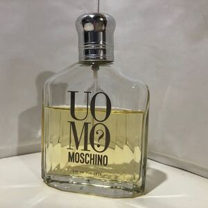 ● モスキーノ ウォモ EDT・SP 125ml 香水 フレグランス MOSCHINO UOMO 残量70％ 7割 EAU DE TOILETTE