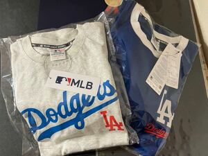 ドジャース Tシャツ　2枚セット　メジャーリーグ公式　新品　MLB公式 大谷翔平　dodgers