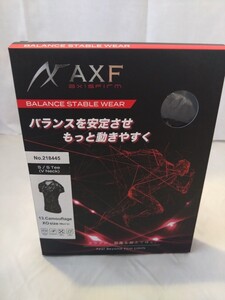 【トレーニングシャツ】アクセフ■AXF バランスステーブル カモフラージュ柄★XO(3L) 半袖シャツ ジム トレーニングウェア ※定価¥14,800