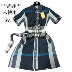 未使用　現行タグ　バーバリー　BURBERRY BRIT シャツワンピース