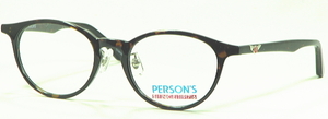 【PERSONS】パーソンズ　personsボストンメガネ　 PS-3006-3　鼻パット付セルメガネフレーム 