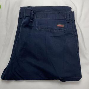 B-445 Dickies カーゴパンツ W42 ワイドバギー ネイビー メンズ