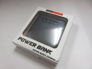 ☆モバイルバッテリー POWER BANK 100000ｍAh ブラック 黒 RoHS 充電器 保管品☆