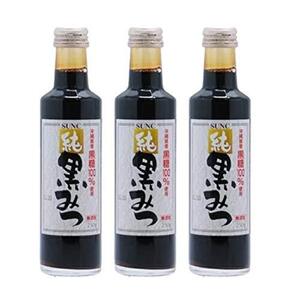 サンク 純 黒みつ 250ml×3本セット SUNC 黒蜜 沖縄県産黒糖使用 国産