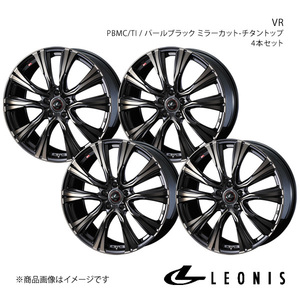 LEONIS/VR ステージア M35 4WD アルミホイール4本セット【16×6.5J 5-114.3 INSET40 PBMC/TI】0041230×4