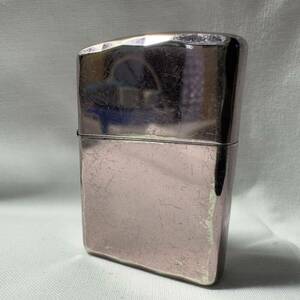 ZIPPO ジッポー ピンクシルバー オイルライター 喫煙具 煙草 タバコ 希少カラー 2022年製 着火確認済み