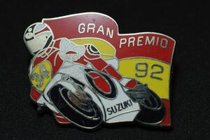 ☆ SUZUKI RGV-Γ500 MOTO GP 1992 ピンバッジ ケビン・シュワンツ ヨシムラ スズキ モト ピンズコレクション rcitys w42mm Moto GP