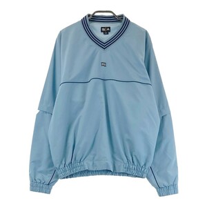 ADIDAS GOLF アディダスゴルフ A8285 2WAY 裏メッシュ Vネック 長袖ブルゾン ブルー系 M [240101161332] ゴルフウェア メンズ