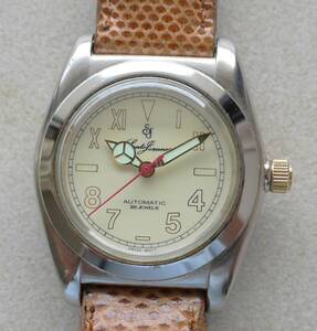 セントジョイナス、自動巻腕時計、スイス製ムーブメント２５石、動きます