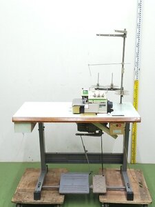 (内職さんに100V電源/1円スタート！) JUKI ジューキ ロックミシン MO-2404 工業用ミシン 動作良好 ※店舗引取り歓迎 A6894