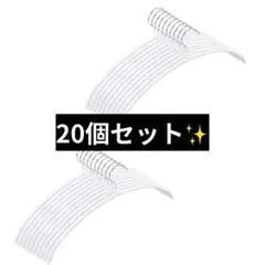 ✨匿名配送✨ 20本組 ハンガー かたくずれ防止 すべらない 跡がつかない