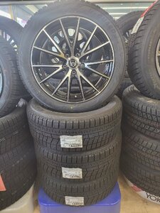 大田原店★新品スタッドレスタイヤホイールセット★ライツレー VS 18ｘ7.5J +55★アイスガード IG60 225/50R18★C-HR/オデッセイなど