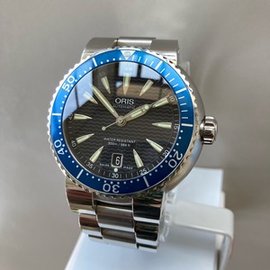 ●ORIS TT1 Diver オリス ダイバー AUTOMATIC メンズ ブルー 腕時計 ビンテージ レア 希少