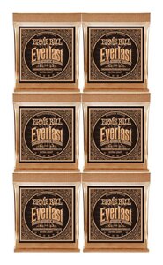 即決◆新品◆送料無料ERNIE BALL 2550 ×6 [10-50] Everlast Extra Light Coated Phosphor Bronze アコースティックギター弦/メール便