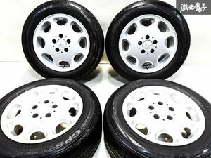 バリ山！ BORBET メルセデス W124 Eクラス 15インチ 7J +36 5穴 PCD 112 205/60R15 4本 W210 W126 W202 Cクラス 等