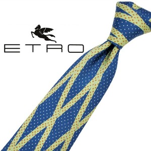 614/ 美品 ETRO エトロ 中古 ネクタイ ネコポス可