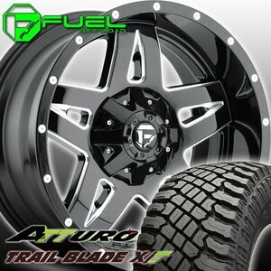 FUEL D554 FULL BLOWN ハイラックス ピックアップ 20インチタイヤホイールセット ATTURO TRAIL BLADE XT 275/55R20 285/55R20 305/55R20