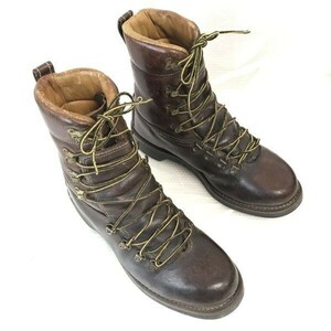 70s-80s?/Vintage☆Herman Survivors/ハーマン☆本革/マウンテンブーツ/トレッキングシューズ【9/26.5-27.0/茶/BROWN】Shoes◎CWB79-1