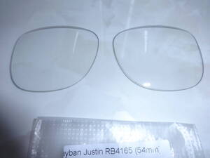 Ray-Ban レイバン JUSTIN ジャスティン RB4165 カスタムレンズ新品　CLEAR