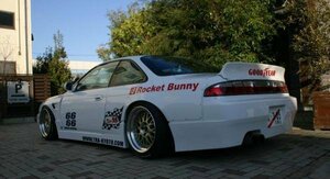 S14シルビア リアウィング TRA京都 6666カスタム ダックテール