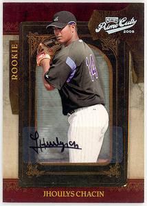 ROCKIES右腕▲JHOULYS CHACIN/2008 PLAYOFF PRIME CUTSサインRC #249!