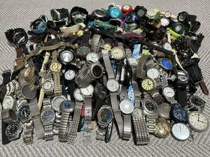 ジャンク 腕時計 250本以上 SEIKO CITIZEN CASIO セイコー シチズン カシオ ブランド まとめ売り 大量 まとめて 動作未確認品 ④