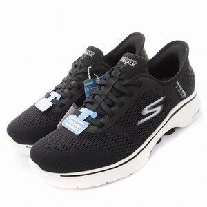 未使用品 スケッチャーズ SKECHERS タグ付き GO WALK 7 FREE HANDS 2 スニーカー スリッポン ウォーキング 靴 28cm US10 黒