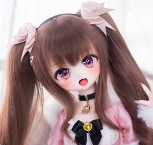 poe-poe様製　DDH01 セミホワイト肌 カスタムヘッド、レジンアイ