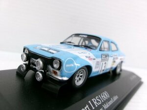 ミニチャンプス 1/43 フォード エスコート I RS 1600 #13 RAC ラリー 1973 ウィナー T.マキネン (8132-103)