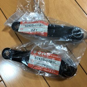 SUZUKI ハイアップ HI-UP 純正 未使用 フロントフォーク アーム 2個 貴重 希少 レア 52420-11B10 スズキ AE50 AD50 CA1DA