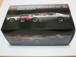 【ジャンク 1円スタート】KYOSHO 京商 1/18 NISSAN SKYLINE 2000GT-R KPGC110 日産 スカイライン 2000GT-R STREET SPORTS シルバー