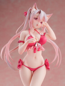 蝶 Cinnamon 1/6 完成品フィギュア【恋恋-koikoi-】 美品 シナモン 透ける水着 猫耳 GNDMN01 