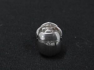 1円 GEORG JENSEN ジョージ ジェンセン スカラベ SV925 ネクタイピン タイタック アクセサリー ビジネス 紳士 メンズ シルバー系 FC6210