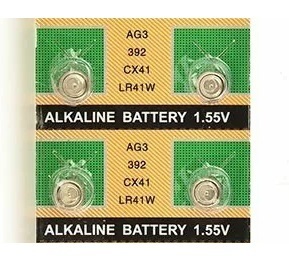 ◆送料無料 ボタン電池 ４個 ＬＲ４１(192， RW87， V3GA， L736， GP192， G3A)／1.55V