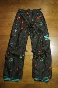 男性用 スノーボードウエア rewato OUTERWEAR KAMIKAZE CARGO PANTS 10 カミカゼカーゴパンツ サイズM*burtonバートンvolcom686