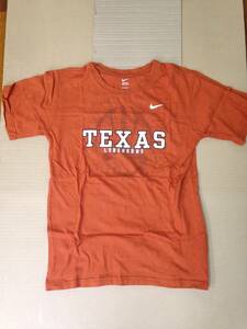 半袖Tシャツ　ナイキ　NIKE　茶　Ｌ（16/18）ＴＥＸＡＳ