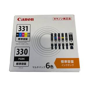 【未使用】Canon キャノン BCI-331+330/6MP 純正プリンターインク マルチパック6色 標準容量 取付期限:2026年7月 L10-400RL