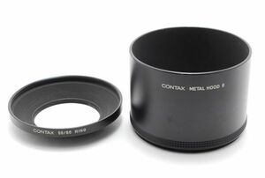 #2611◆送料無料◆コンタックス CONTAX 55/86 RING + METAL HOOD 5 メタルフード