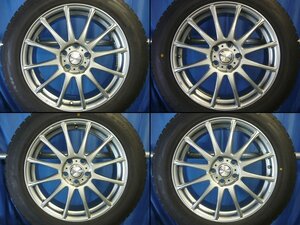 【1円開始】ウェッズ＋7～8分グッドイヤーアイスナビSUV◆18×7.5J＋35 5穴×114.3●225/60R18●4本●手渡し可！●50系RAV4●(fW442