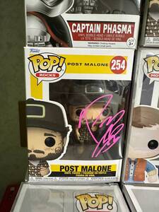 直筆サイン　POSTMALONE ポストマローン　ＦＵＮＫＯ　サマソニ　モネスキン