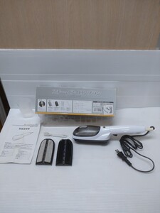 ☆②スチームアイロンブラシ DF-A001-W 楽々シワ取り 情熱価格 未使用品 保管品