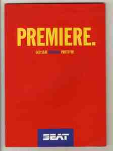 【b5878】1993年 ドイツ語版　セアトコルドバプロトタイプ のカタログ 