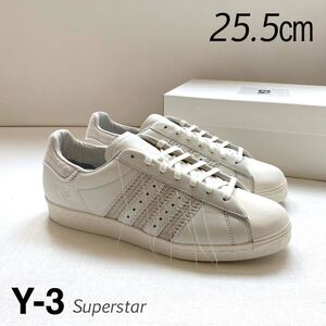 新品 Y-3 ワイスリー SST スーパースター スエード ヌバック スニーカー 25.5㎝ 定4.84万 メンズ オフホワイト 2023 ID4122 送料無料