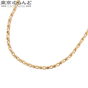 101756320 ブルガリ BVLGARI ライス チェーン ネックレス イエローゴールド K18YG レディース