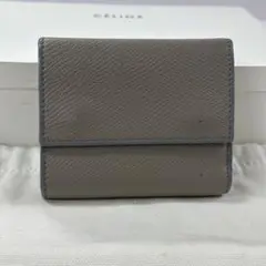 新品同様‼️ セリーヌ　CELINE 財布　折り財布　グレインカーフスキン