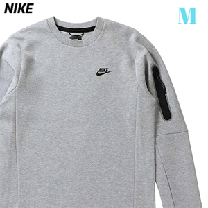 M 新品【NIKE TECH FLEECE CREW CU4506-063 ナイキ テックフリース クルー スウェットシャツ メンズ トップス トレーナー プルオーバー】