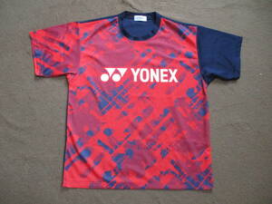 【YONEX】 　　左右非対称／カモフラ迷彩柄・シャツ　　　【美品】